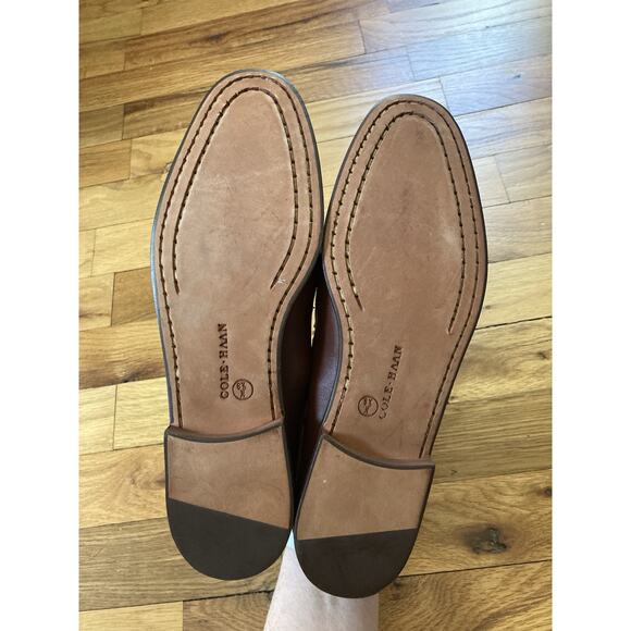 Cole Haan Horsebit Loafers Flats Shoes Womens Size 8.5 N Brown Leather Slip On - Picture 6 of 8